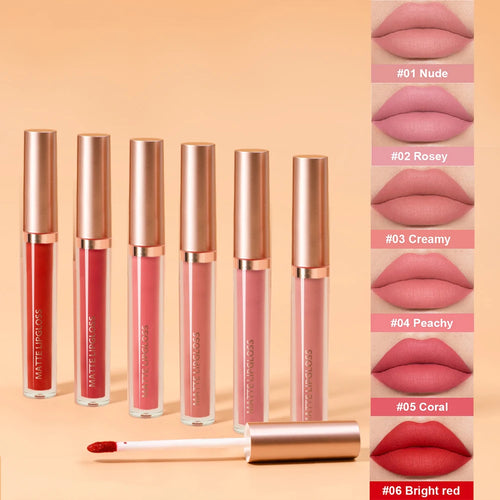GlamGloss - 6 Shade Lip Collection