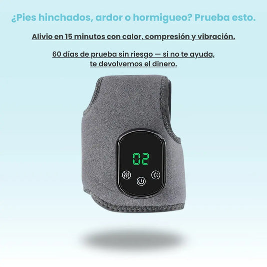 TeraPie™ – Calor + Compresión + Vibración para aliviar el dolor en minutos